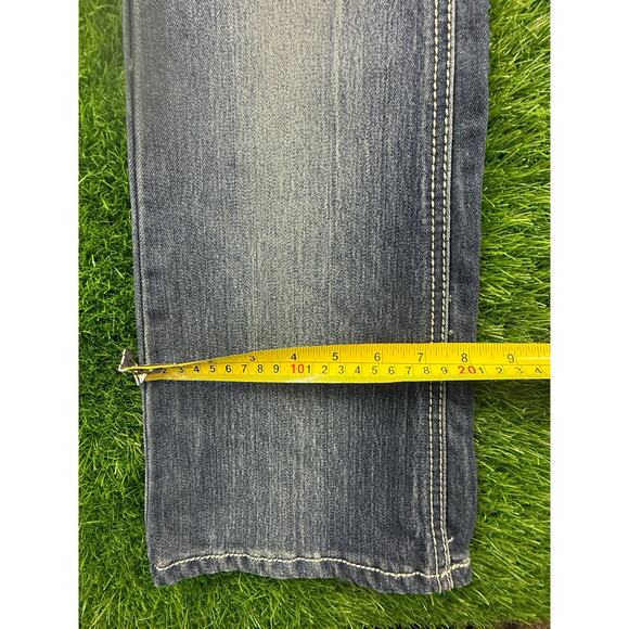 YMI Women’s Bootcut Jeans Sz 14 Blue Medium Wash Stretch Denim Mid Rise - Picture 11 of 11